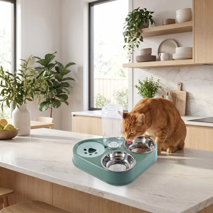 Gamelle pour chat - Vert