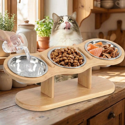 Gamelle surélevée chat - Caractéristiques