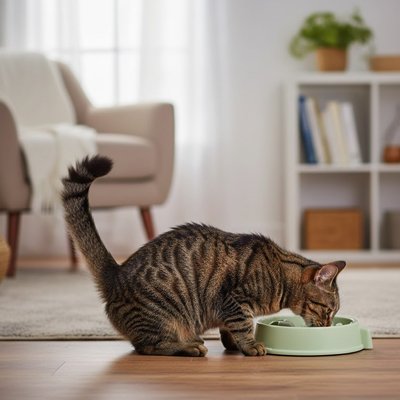 Gamelles anti glouton chat - L'esthétique rencontre la fonctionnalité au quotidien
