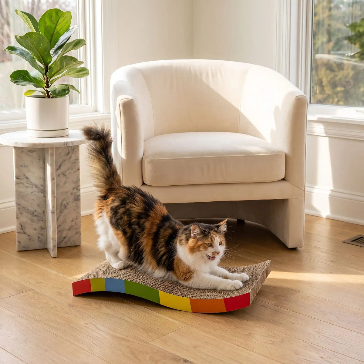 Grattoir pour chat - Quand fonctionnalité rime avec esthétique moderne