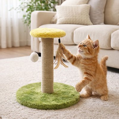 Griffoir à chat - Votre petit compagnon mérite plus qu'un simple poteau