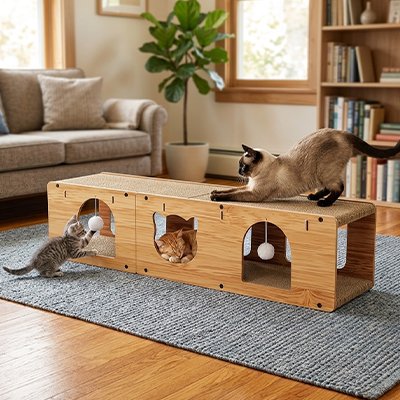 Griffoir maison pour chat - Adaptez l'espace de jeu selon votre intérieur