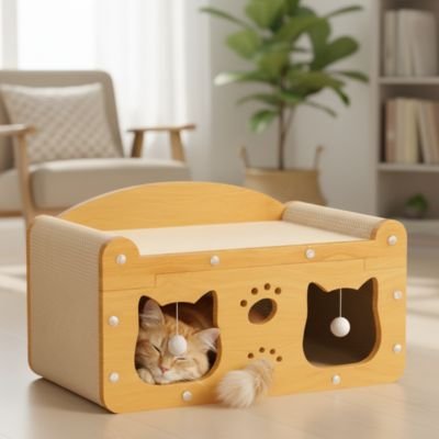 Griffoir maison pour chat - Adaptez l'espace selon vos besoins