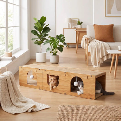 Griffoir maison pour chat - Créez un havre de paix partagé