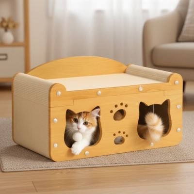 Griffoir maison pour chat - Satisfait l'instinct naturel de votre compagnon tout en protégeant votre intérieur