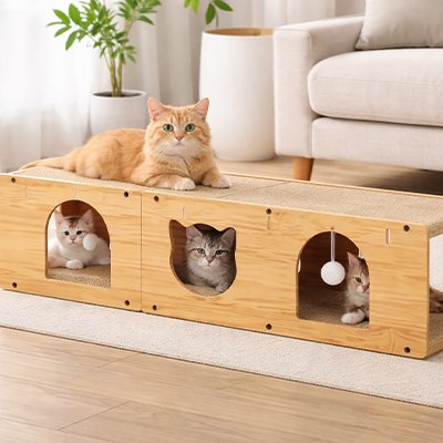 Griffoir maison pour chat - Stimulez les instincts sans sortir de chez vous