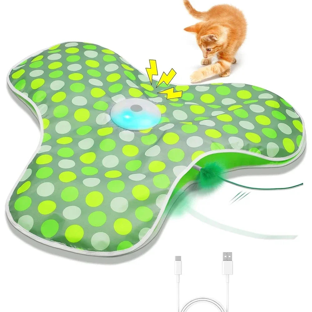 Jouet chat interacrif - Vert