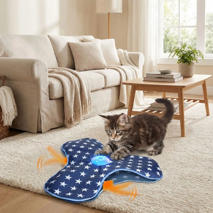 Jouet chat interactif -  Bleu