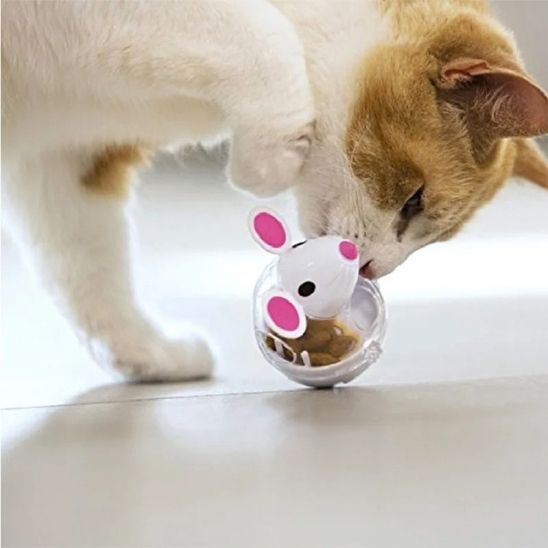 Jouet chat interactif - Combat l'obésité féline tout en s'amusant
