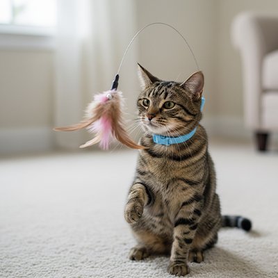 Jouet pour chat - Bleu