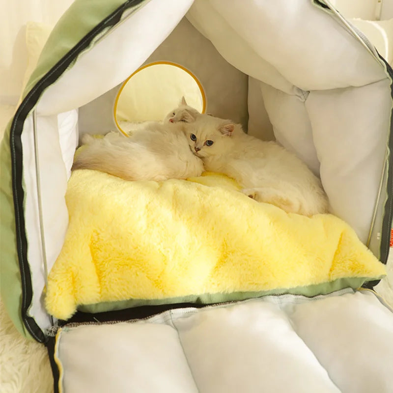 La maison chat - Une solution anti-poils efficace