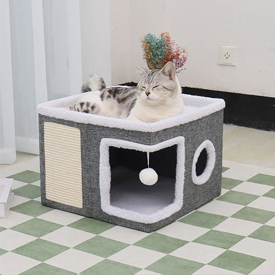 Maison pour chat - La maison pour chat pratique et adaptable à votre espace