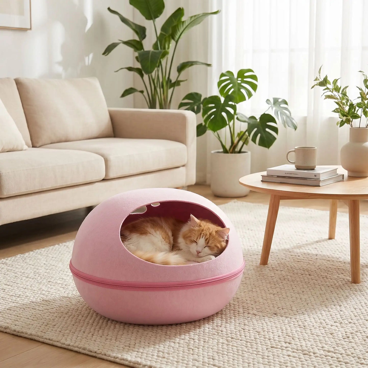 Maison pour chat - Rose