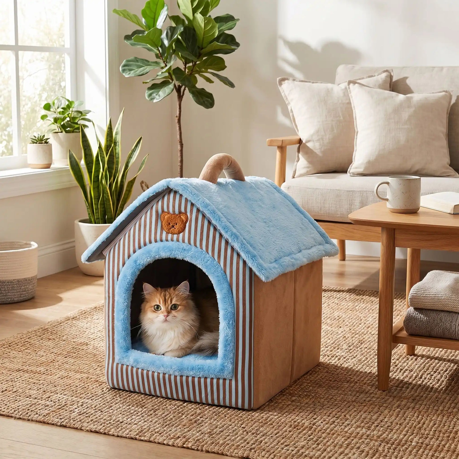 Maison pour les chats - Place à un cocon rassurant