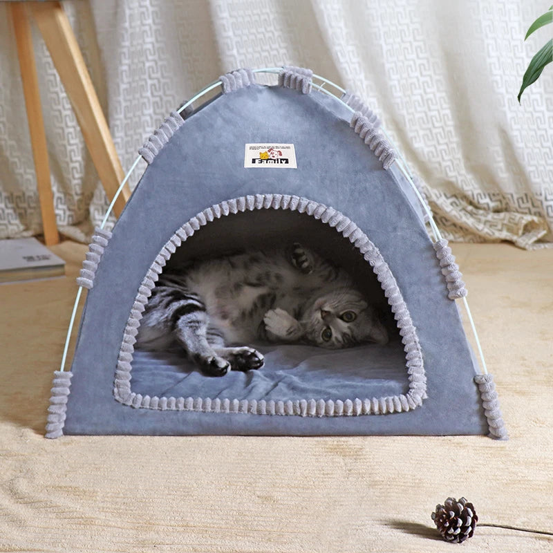 Niche pour chat - Limite la dispersion des poils