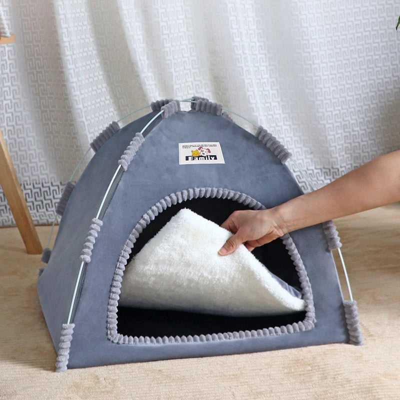 Niche pour chat - Tissu amovible