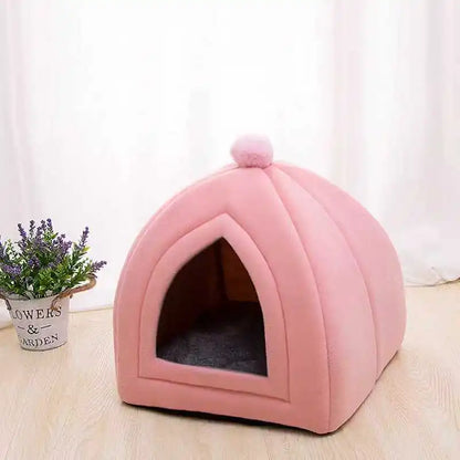 Notre niche pour chat - Rose