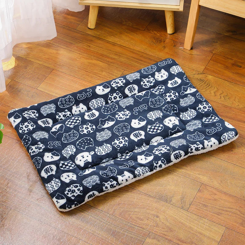 Tapis chauffant chat - Bleu