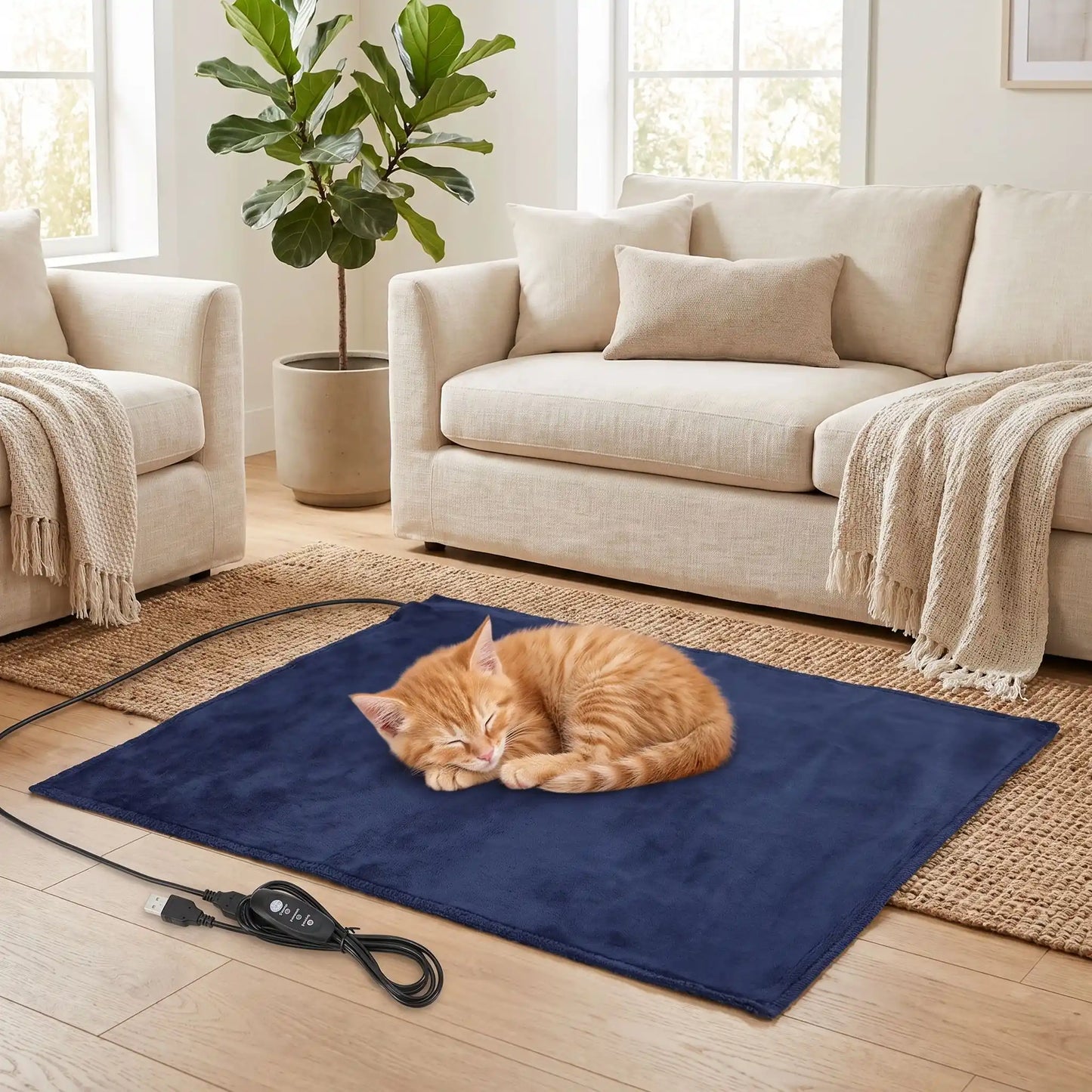 Tapis chauffant chaton - Le cocon douillet qui protège votre petit félin
