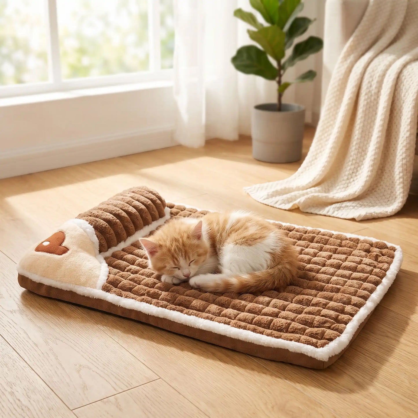 Tapis chauffant pour chaton -S'adapte à sa croissance