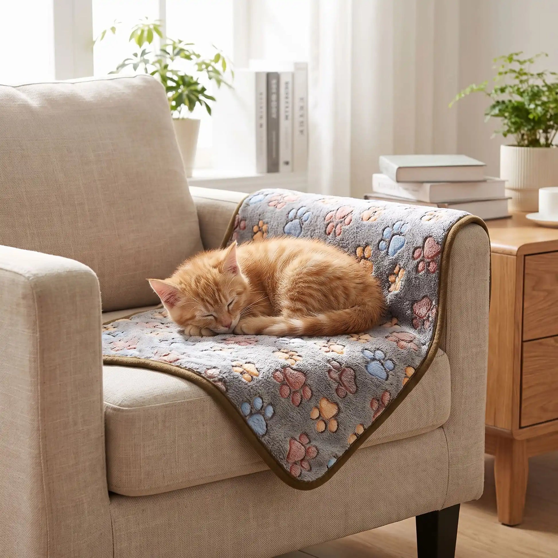 Tapis chauffant pour chaton - Le bonheur de le voir épanoui chaque jour