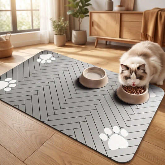 Tapis gamelle chat  - Votre allié anti-dégâts au quotidien