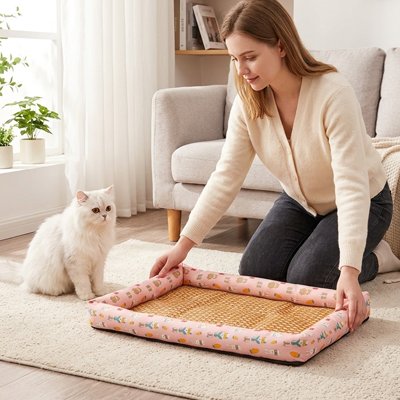 Tapis rafraichissant chat - Son cocon fraîcheur partout dans la maison