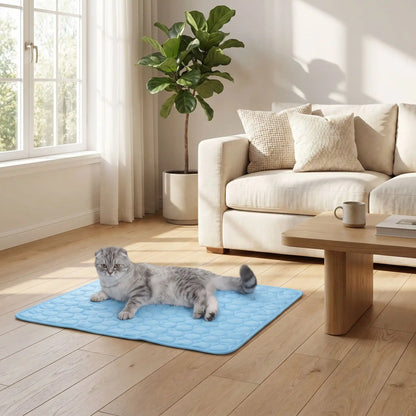 Tapis rafraichissant chat - Cohabitation harmonieuse