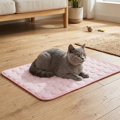 Tapis rafraichissant chat - Un espace propre qui respecte sa sensibilité naturel