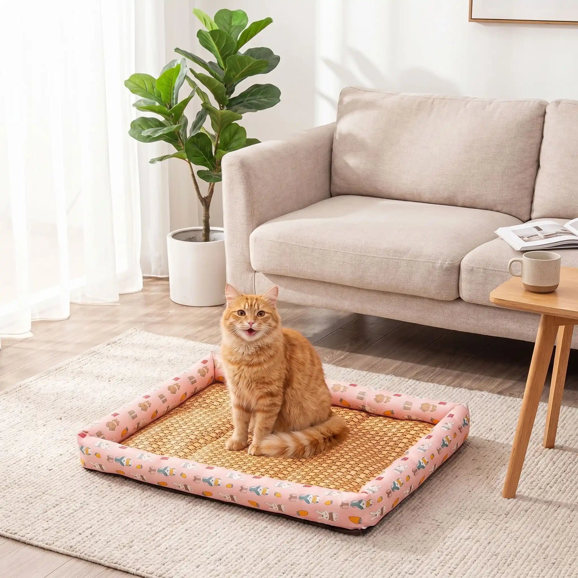 Tapis rafraichissant chat - Pur bonheur et pure fraîcheur