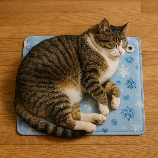 Tapis rafraichissant chat - Polyvalence parfaite