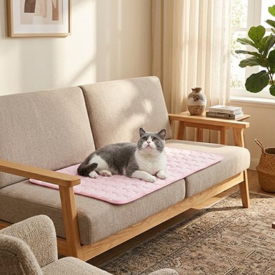 Tapis rafraichissant chat - Un nettoyage facile pour une hygiène parfaite