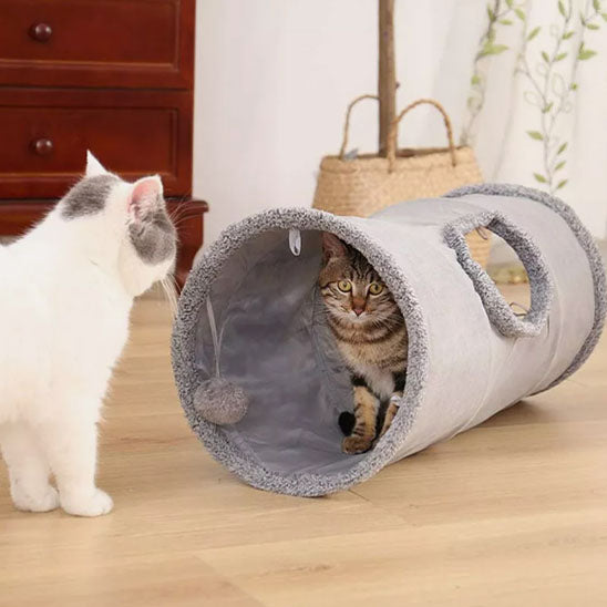 Tunnel a chat - Réduisez l'ennui et les comportements destructeurs de votre félin