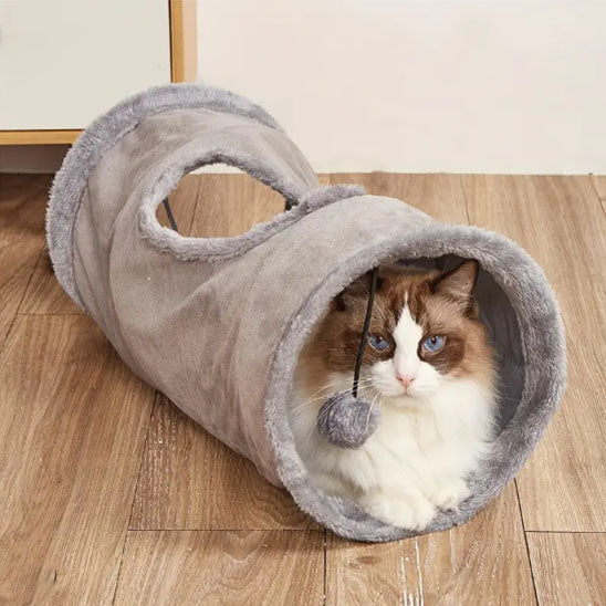 Tunnel a chat - Un accessoire pratique même dans les petits espaces.