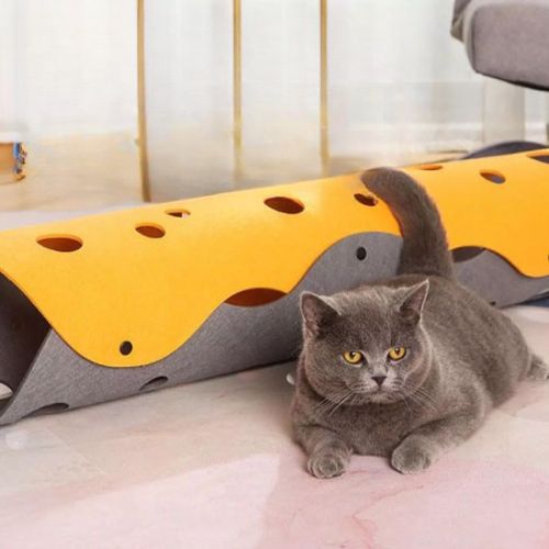 Tunnel pour chat - Rouge clair