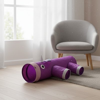 Tunnel pour chat - Un décor qui embellit votre intérieur tout en ravissant votre félin