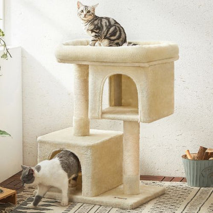 Arbre à chat en bois - ARBRACHATABORDABLE™ - CHATS