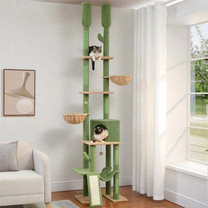Arbre à chat en bois - CACTUSPOURCHAT™ - CHATS
