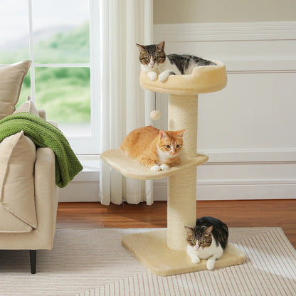Arbre à chat en bois - GRANDGRATTOIRACHAT™ - CHATS