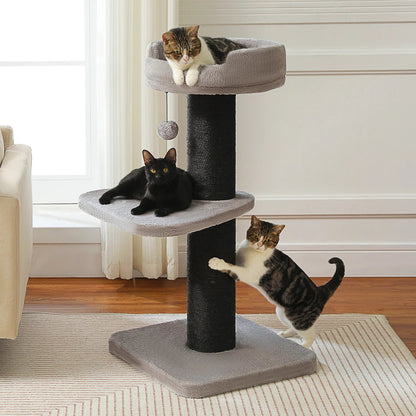 Arbre à chat en bois - GRANDGRATTOIRACHAT™ - CHATS