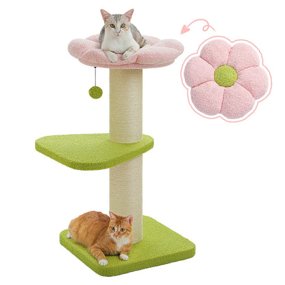 Arbre à chat en bois - GRANDGRATTOIRACHAT™ - CHATS