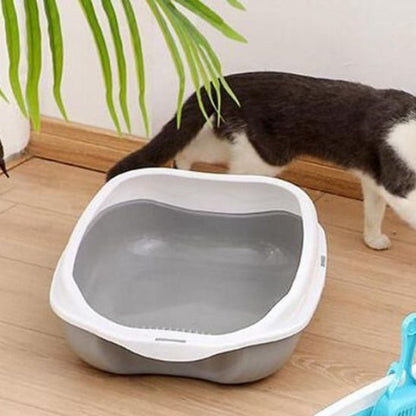 Bac à litière pour chat - ANTIECLABOUSSURESCHAT™ - CHATS