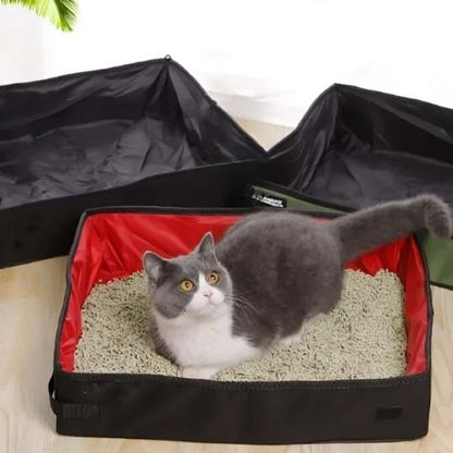 Bac pour litière chat - PORTABLEPOURCHAT™ - CHATS