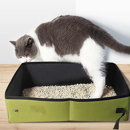 Bac pour litière chat - PORTABLEPOURCHAT™ - CHATS