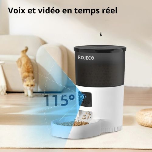 Distributeur de croquettes pour chat - DISTRIBUTEURVIDEOPOURCHAT™ - CHATS