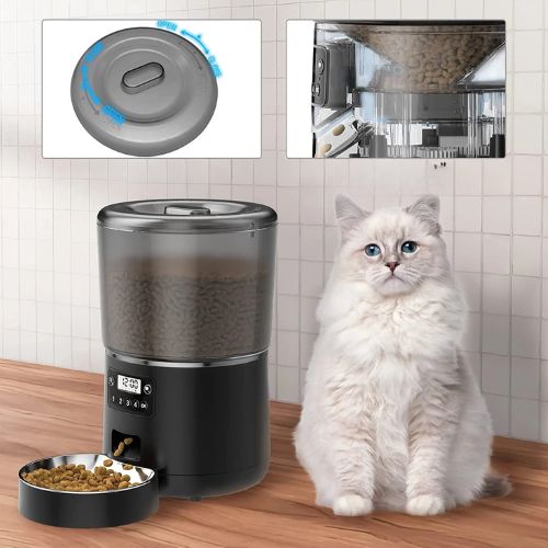Distributeur de croquettes pour chat - DOUBLALIMENTATIONPOURCHAT™ - CHATS