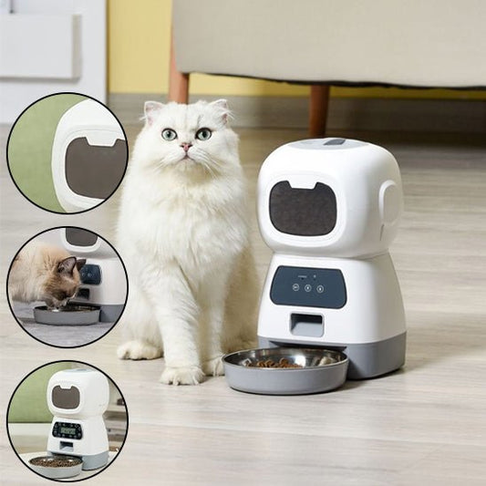 Distributeur de croquettes pour chat - RECHARGEABLEPOURCHAT™ - CHATS