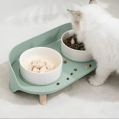 Gamelle chat surélevée - DOUBLEBOLSPOURCHAT™ - CHATS