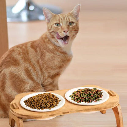 Gamelle chat surélevée - MANGEOIREPOURCHAT™ - CHATS