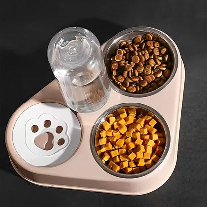 Gamelle pour chat - MANGEOIRESURELEVEPOURCHAT™ - CHATS - Rose